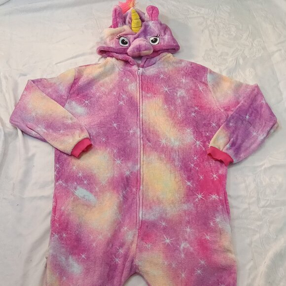 UDERUI Adult Sz L Unicorn Costume Yanzifeima Halloween Cosplay Bodysuit Pajamas - Picture 2 of 16